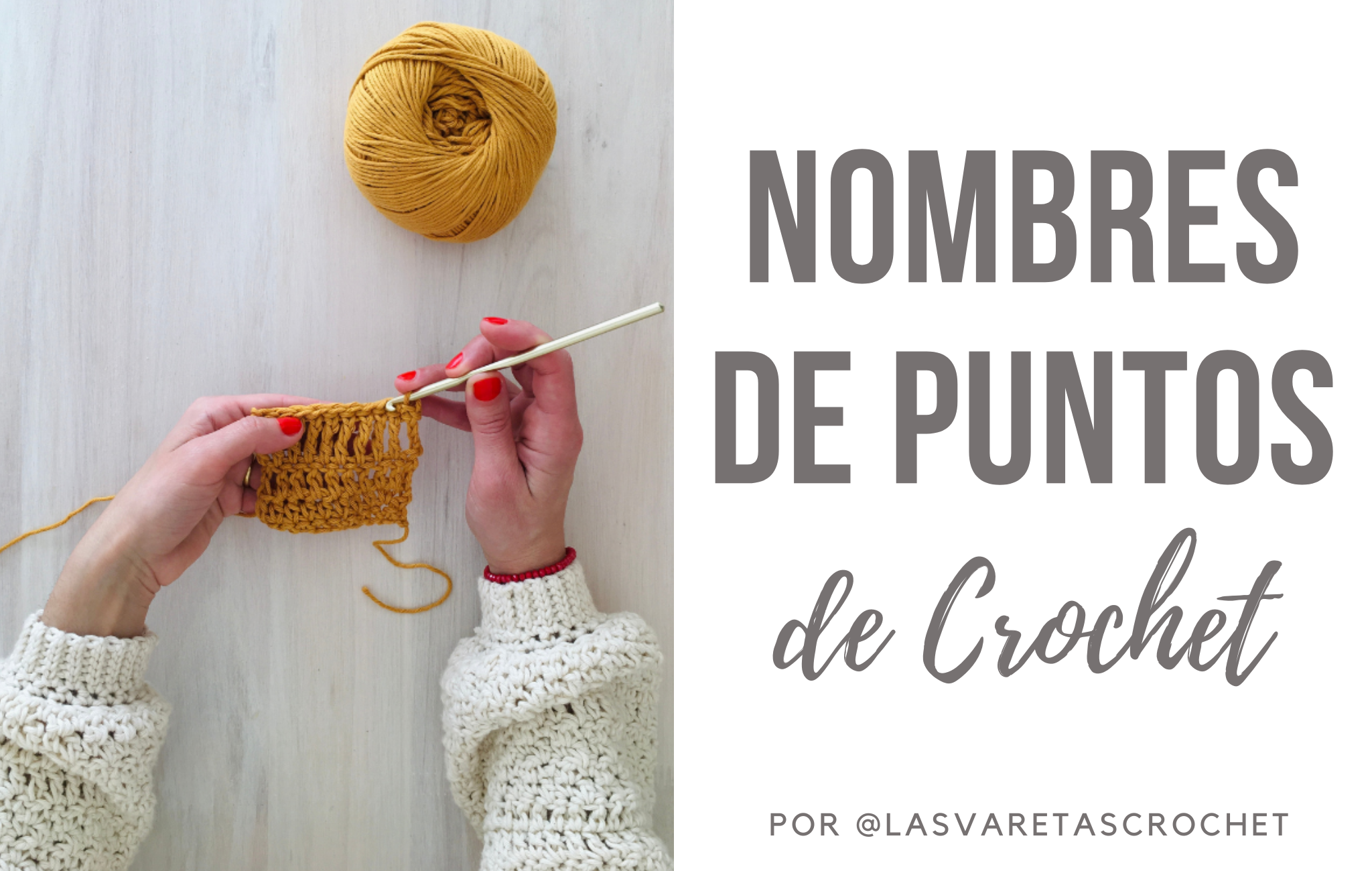 Nombres de Puntos de Crochet