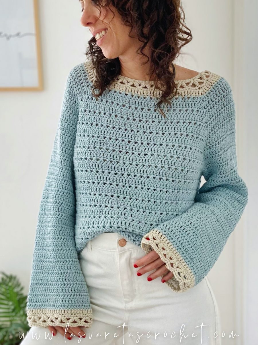 Sweater Romeo - Construcción Top Down & SIN COSTURAS