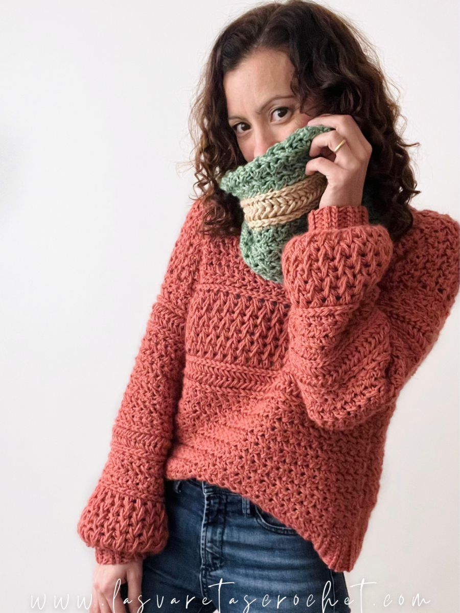 Sweater Javiera - Tramas Novedosas a Crochet