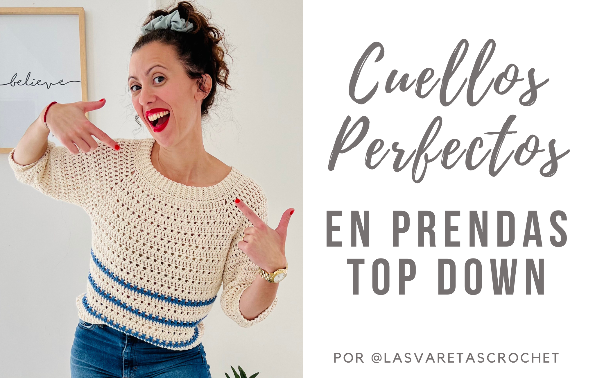 Cuellos Perfectos en Prendas Top Down