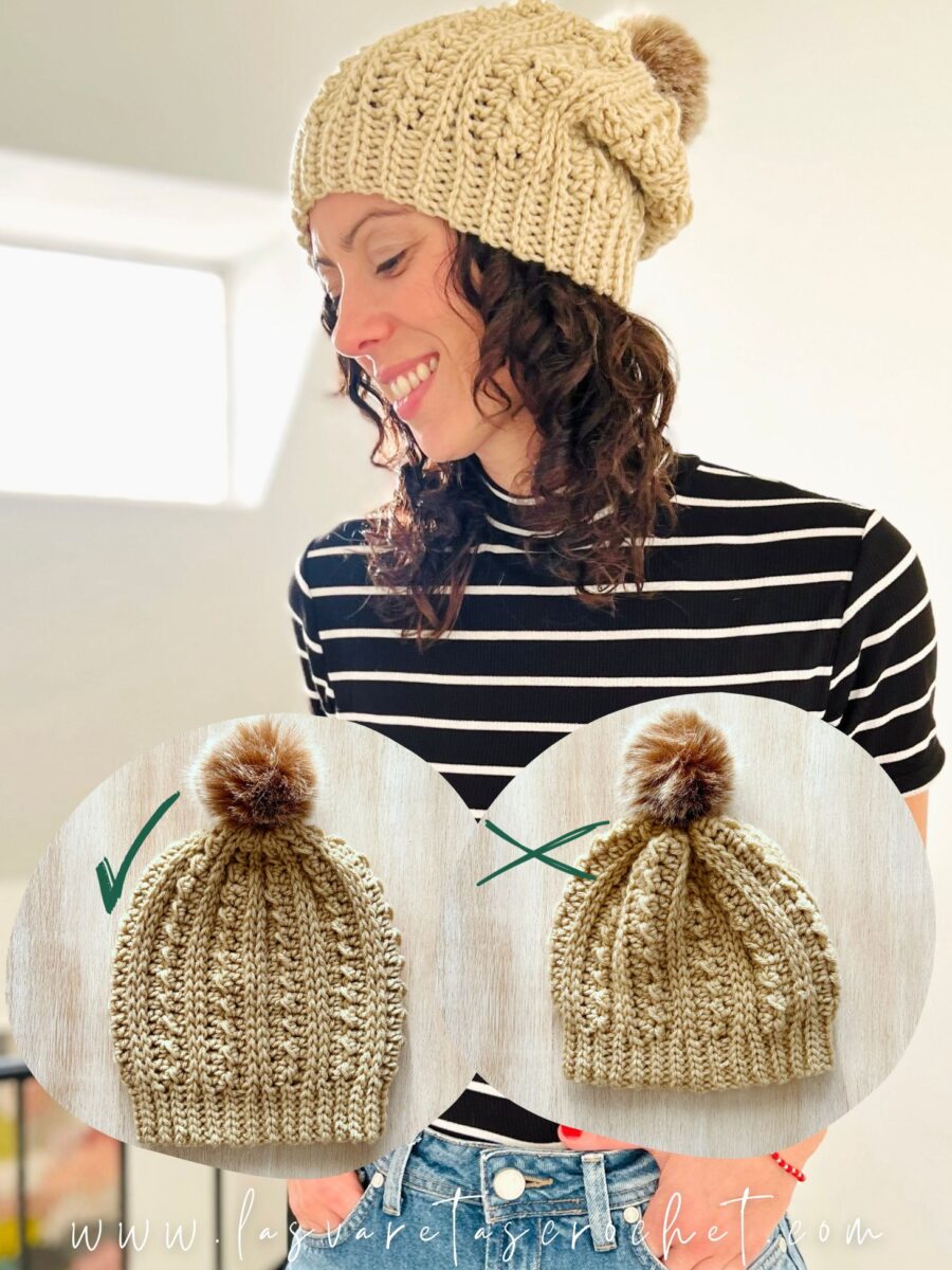 Gorro Otoño - Técnica de Vueltas Cortas & Terminaciones Impecables sin Frunces