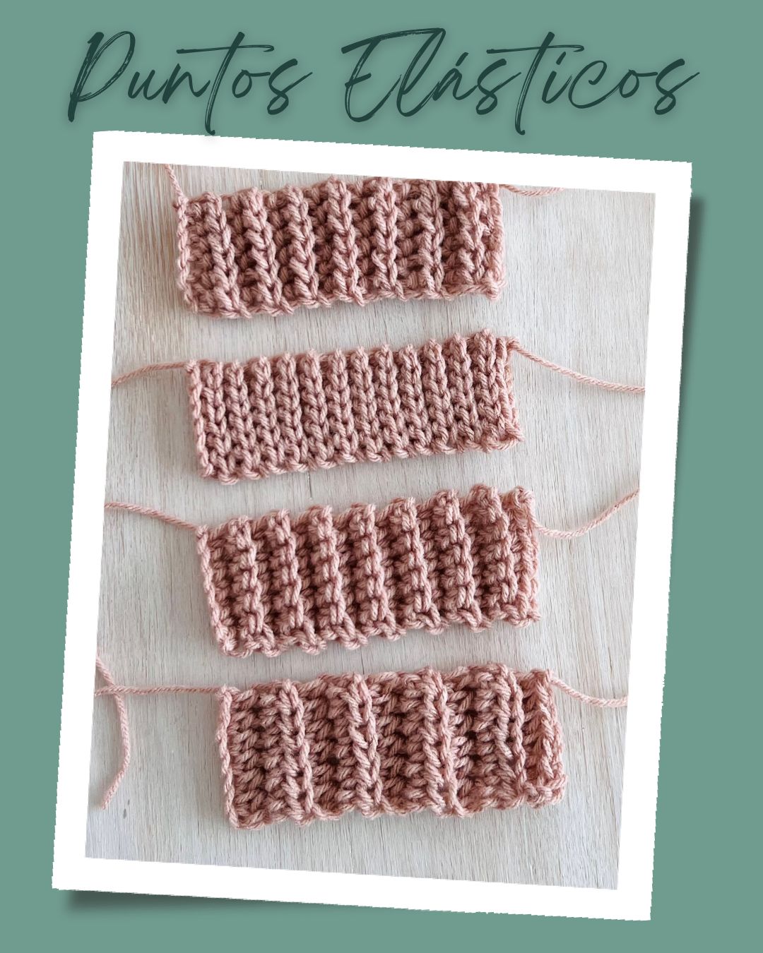 Biblioteca de Puntos: PUNTOS ELÁSTICOS a Crochet