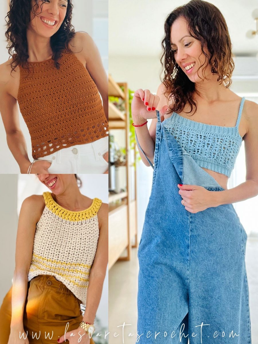 Curso Online - Prendas a Crochet: Tops SIN COSTURAS